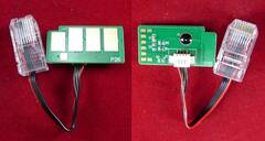 Чип Samsung СLT-C606S голубой для принтеров Samsung CLX-9250/9252/9350/9352 cyan. Ресурс 20 000 страниц