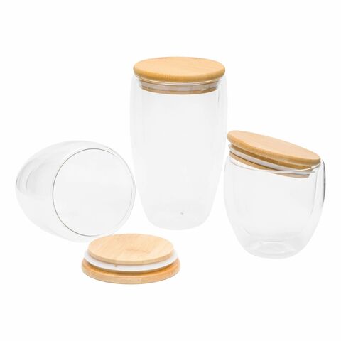 Стакан с двойными стенками BAMBOO ART S, объем ок. 250 ml