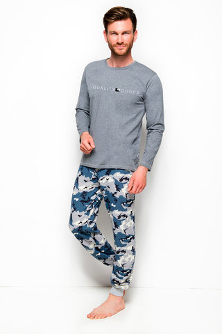 Мужская пижама 8W Milosz 2255-2256 Grey Taro