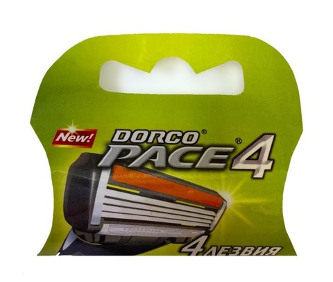 DORCO PACE4 1'S сменная кассета с 4 лезвиями