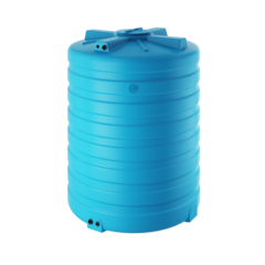 Ёмкость пластиковая пищевая Акватек ATV PREMIUM 2000 BW 2000 л. вертикальный (1400x1400x1490см;синий) - арт.555973.6