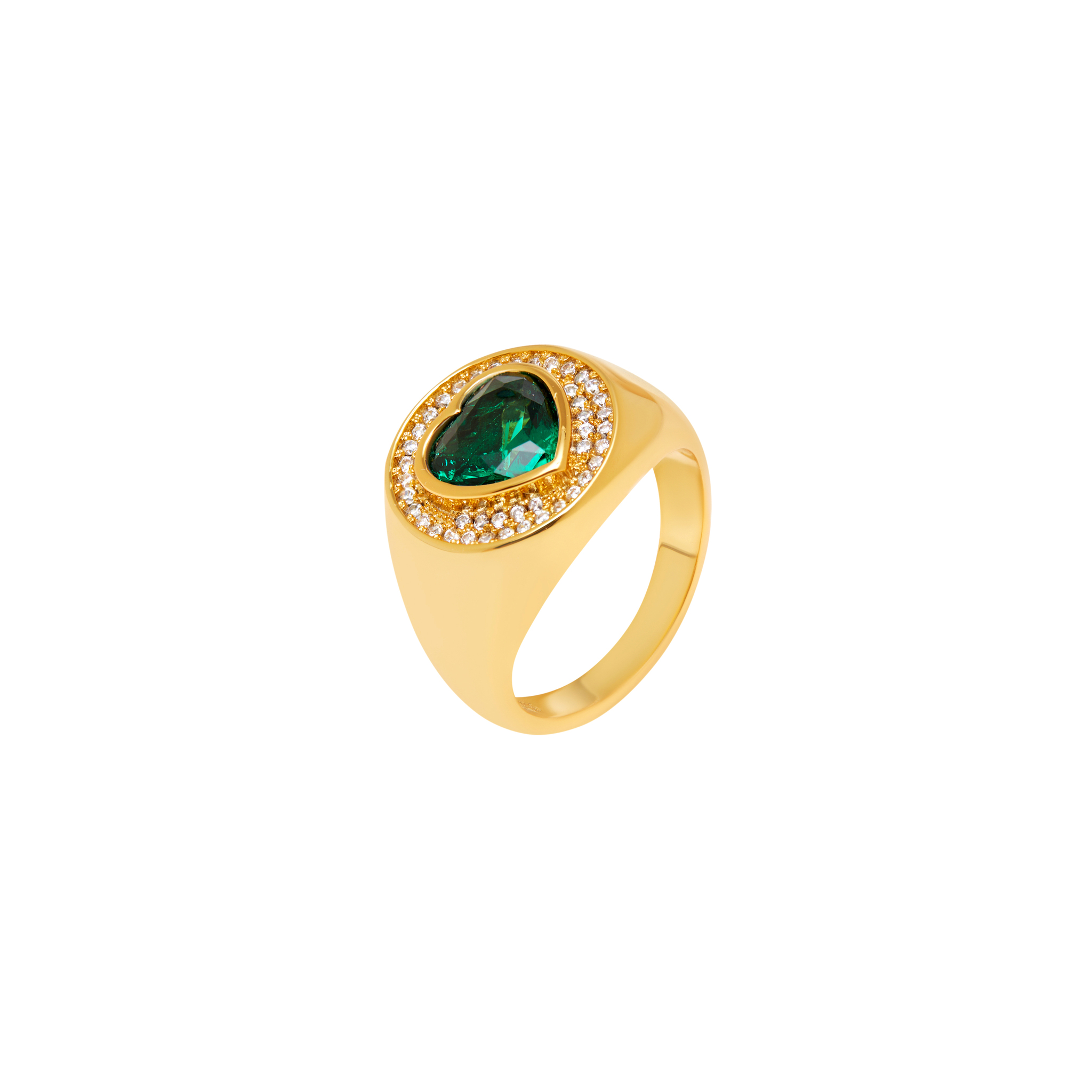 Кольцо Queen Of Hearts Ring – Emerald