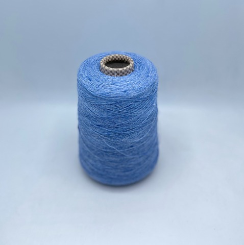 Lanificio Canapificio (пр.Италия),art-new opale 2/26 1300м/100гр. 100%Лен, цвет-Голубой,меланж,арт.30317
