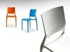 Стул пластиковый Scab Design Sirio, оранжевый