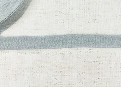 Лента киперная, хлопок, ш. 2 см, серый меланж