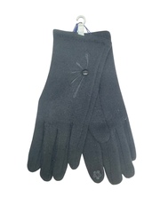 Перчатки. Женские. Верх: Спандекс. Текстильные.Подклад: Плюш-флис. В упаковке черный цвет.12 шт.