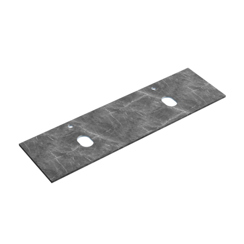 Sancos TT160A1X Столешница c отверстием под смеситель, 160x46, цвет: black sky