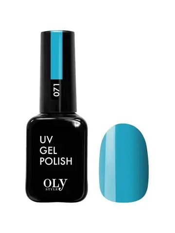 OLYSTYLE Гель-лак для ногтей тон 071 цвет морской волны