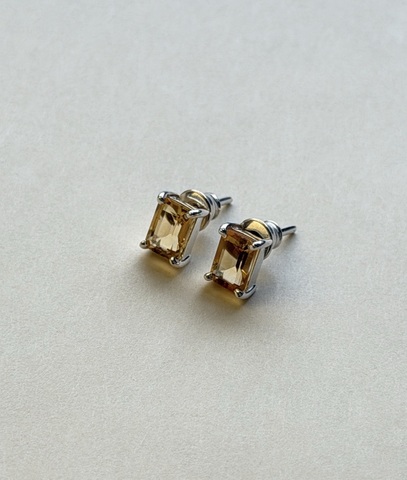 серьги еще ярче с цитрином