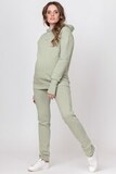 Утепленный спортивный костюм для беременных и кормящих 16034 шалфей