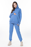 Спортивный костюм для беременных и кормящих 15870 голубой