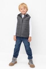 жилет  для мальчика  ВК 35009/20 ГР