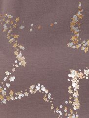 Нарядная футболка с блестящим принтом  D49.133 (131366)