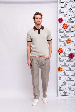 Liu Jo Брюки с шерстью в мелкую клетку