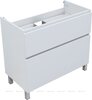 Aquanet 345378 Тумба с раковиной Вега 90 (Ирис) напольная 2 ящ. цв. белый глянец (345378)