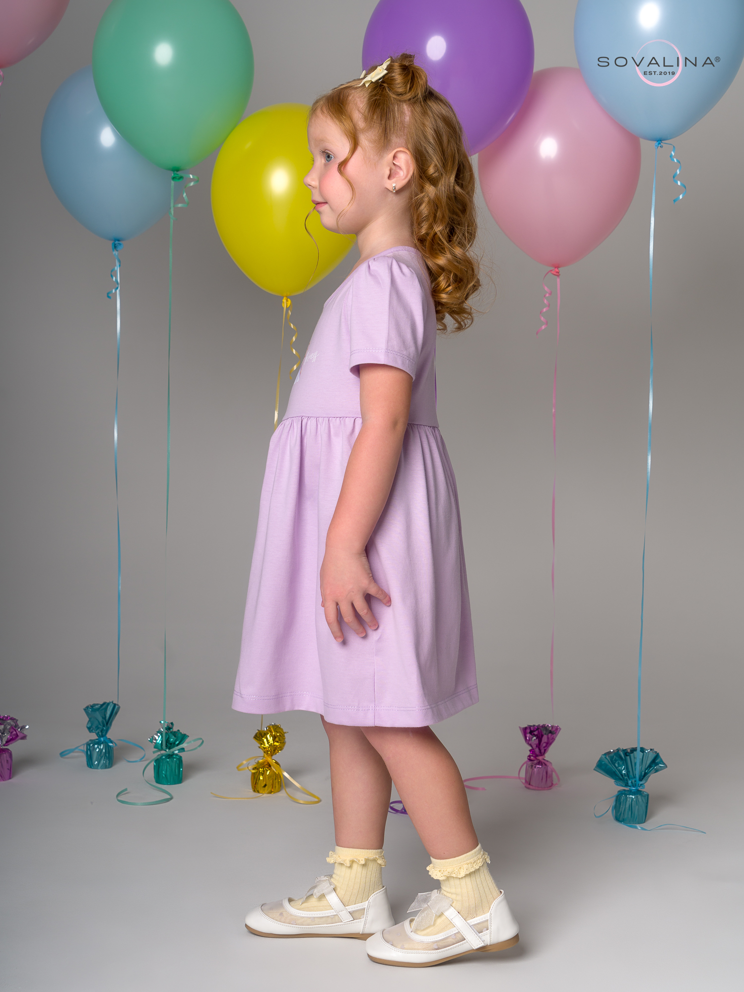 Платье Аленка к/р SG сирень Princess Л