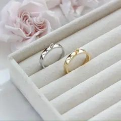 Кольцо с петелькой, регулируемое, позолота, Д064