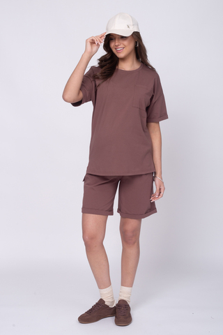 Костюм для беременных 17560 коричневый