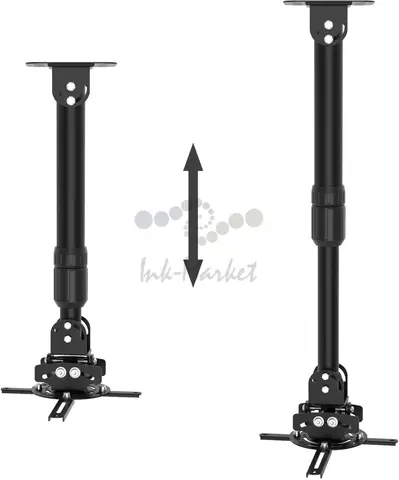 Кронштейн для проектора Cactus CS-VM-PR16L-BK черный макс.13.6кг потолочный поворот и наклон