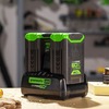 Быстрое зарядное устройство для двух аккумуляторов Greenworks Арт. 2954407, 60V, 10А — фото 7