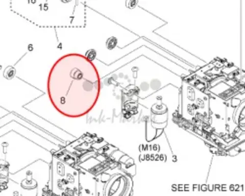 Шестерня Canon gear 28t/16t original FU9-0885-000