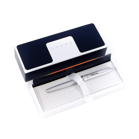 Ручка-Роллер Selectip Cross Stratford. Цвет - серебристый. ( AT0175-1 )