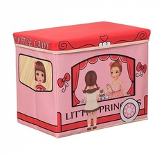 Коробка для хранения игрушек и вещей Blonder Home Trailer Little Princess CVAN/37