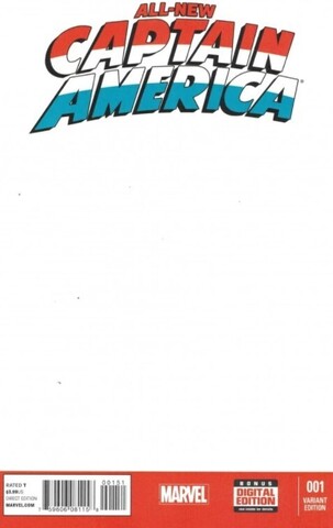 All-New Captain America #1 (Blank Cover)