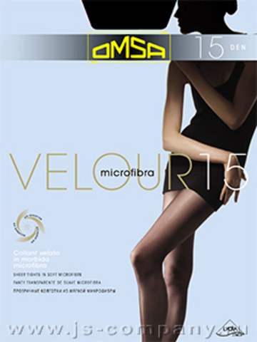 Колготки Velour 15 Omsa
