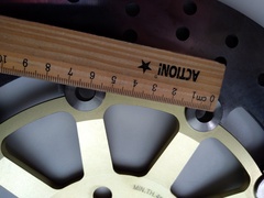 Диск тормозной передний на Kawasaki ZX7R NINJA, ZRX R / ZRX S / ZRX, золотой