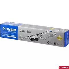 ЗУБР 4 т, 3 м, ручная рычажная лебедка, Профессионал (43105-4-K)