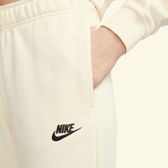 Женские теннисные брюки Nike Sportswear Club Fleece Pant - coconut milk/black