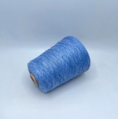 Lanificio Canapificio (пр.Италия),art-new opale 2/26 1300м/100гр. 100%Лен, цвет-Голубой,меланж,арт.30317