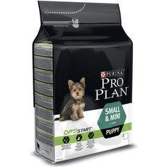Pro Plan сухой корм для щенков мелких/карликовых пород (курица, рис) 3кг