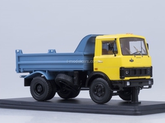 MAZ-5551 tipper early yellow-blue Start Scale Models (SSM) 1:43