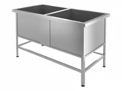 Ванна моечная 2 секционная EKSI ВМЦ Э 2 (L=1050, S=530, H=870, G=300)