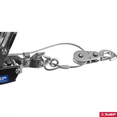 ЗУБР 4 т, 3 м, ручная рычажная лебедка, Профессионал (43105-4-K)