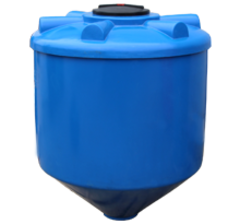 Ёмкость пластиковая пищевая STERH CONE 3000 л. конусная (2000x2000x1745см;синий) - арт.555101.3