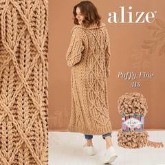 Пряжа Alize Puffy Fine цвет 415