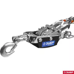 ЗУБР 4 т, 3 м, ручная рычажная лебедка, Профессионал (43105-4-K)