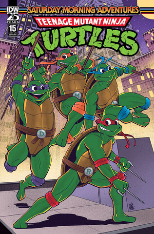 Teenage Mutant Ninja Turtles Saturday Morning Adventures Continued #15 (Cover B)