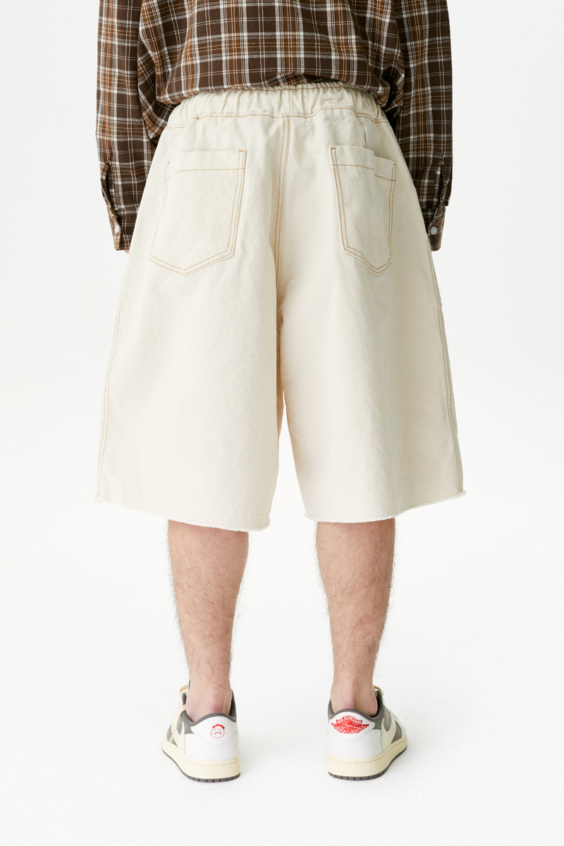 Бежевые джинсовые шорты Normie