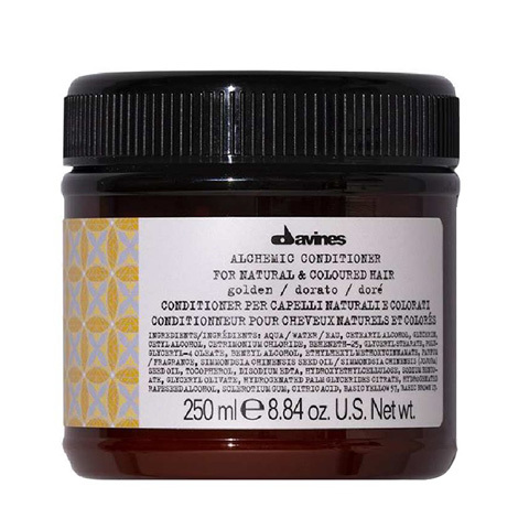 Davines ALCHEMIC: Оттеночный кондиционер для натуральных и окрашенных волос, золотой (Conditioner For Natural And Coloured Hair (golden))