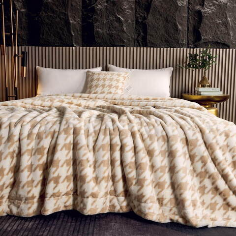 Покрывало 220x240 Sofi De MarkO Эрнесто светло-бежевое