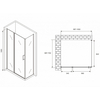 Abber Sonnenstrand AG04100MS-S70M Душевой уголок, 100x70x195, цвет: хром