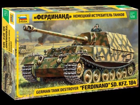 Модель для склеивания ZVEZDA 3653 Немецкий истребитель танков Фердинанд