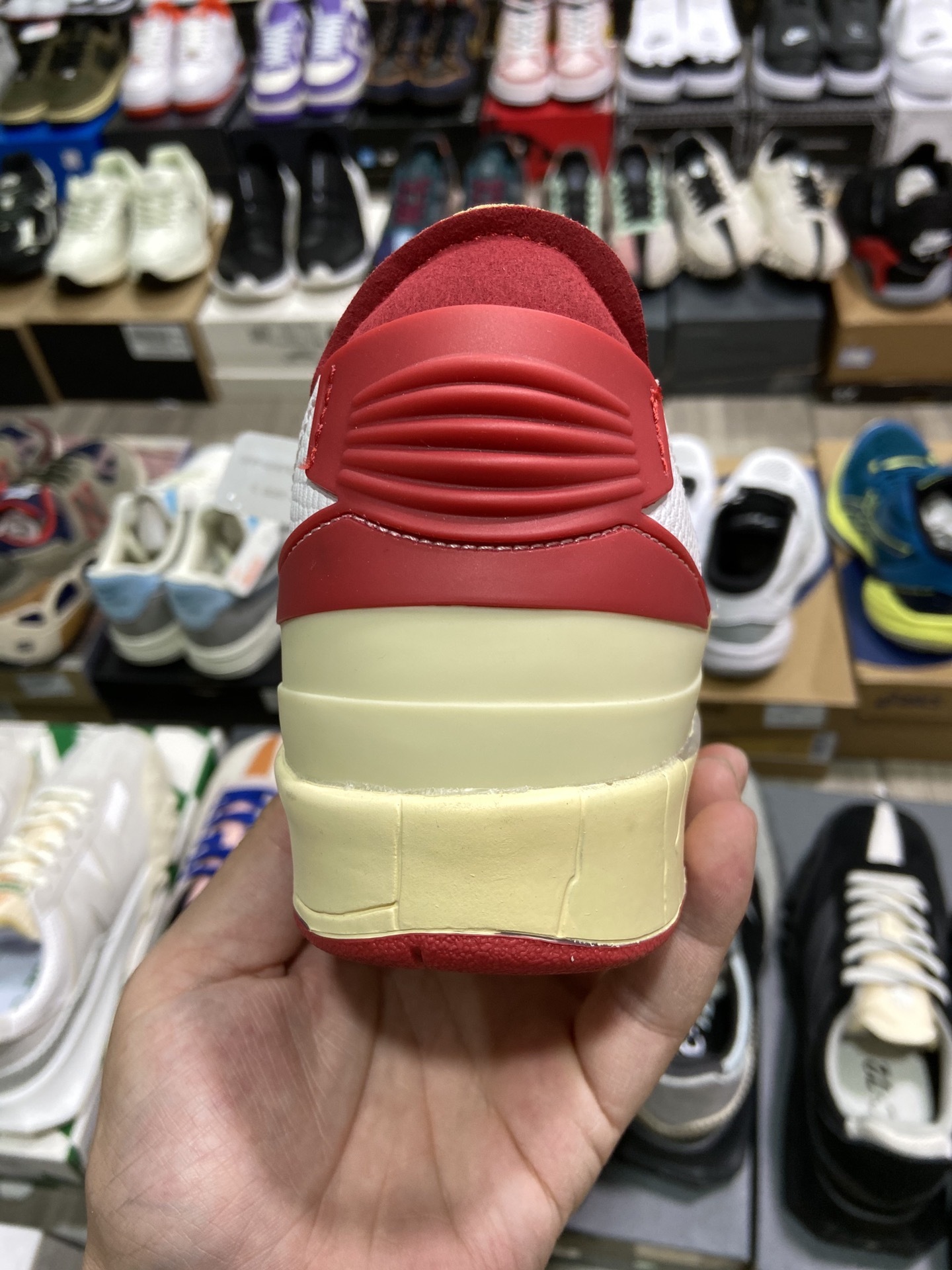 Off-White x Air Jordan 2 Low White Varsity Red