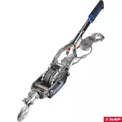 ЗУБР 4 т, 3 м, ручная рычажная лебедка, Профессионал (43105-4-K)