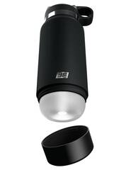 Черный мастурбатор в виде бутылки Fap Flask - 