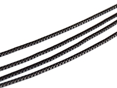 Цепочка с квадратным сечением 2 мм, покрытие тёмный родий